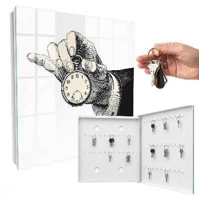 Armoire à clés murale Montre de poche