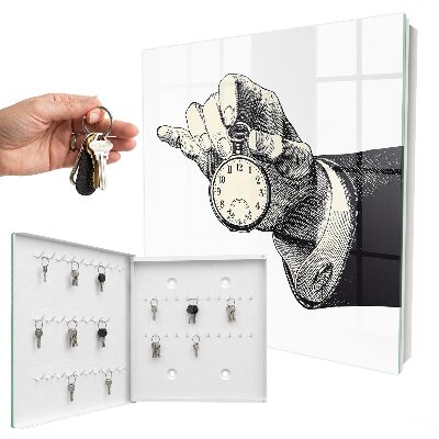 Armoire à clés murale Montre de poche