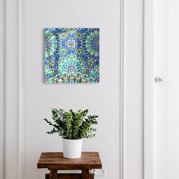 Boîte à clés decorative Mosaïque géométrique