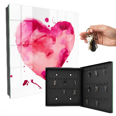 Armoire à clés murale Cœur d'amour