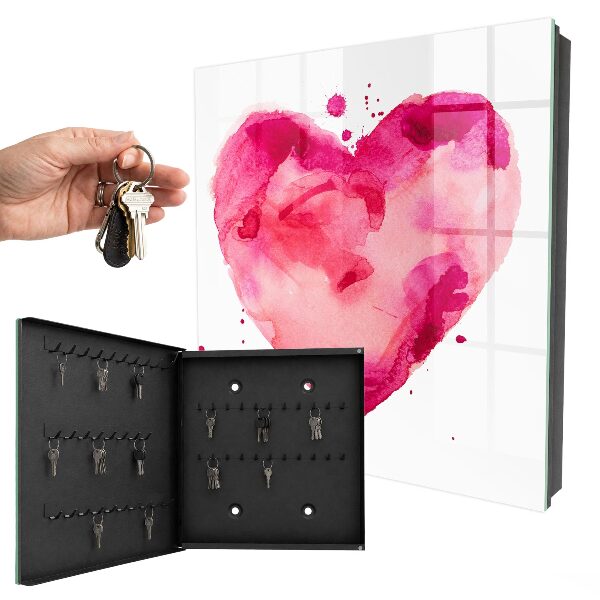 Armoire à clés murale Cœur d'amour