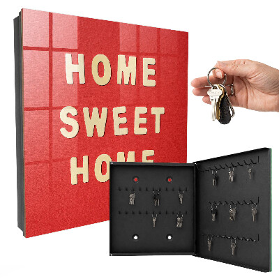 Boîte à clés decorative Panneau « Home Sweet Home »