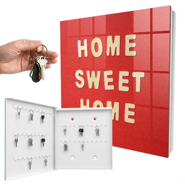 Boîte à clés decorative Panneau « Home Sweet Home »