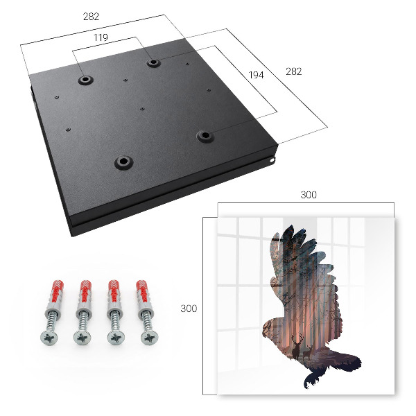Boîte à clés decorative Forestier