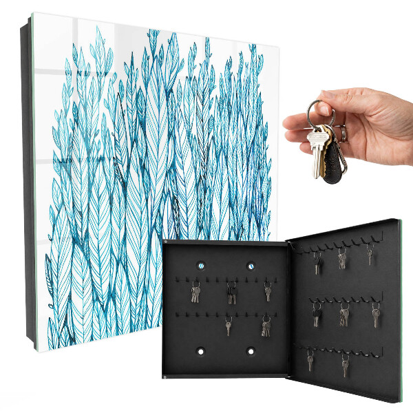 Armoire à clés murale L'élégance des feuilles