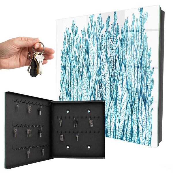 Armoire à clés murale L'élégance des feuilles