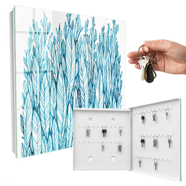 Armoire à clés murale L'élégance des feuilles
