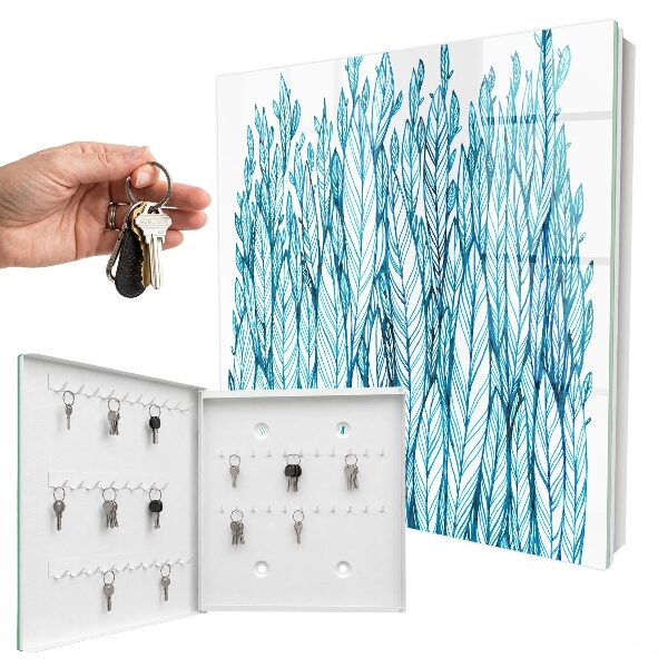 Armoire à clés murale L'élégance des feuilles