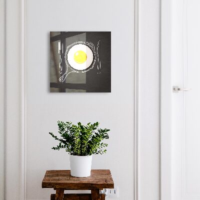 Boîte à clés decorative Œuf au plat