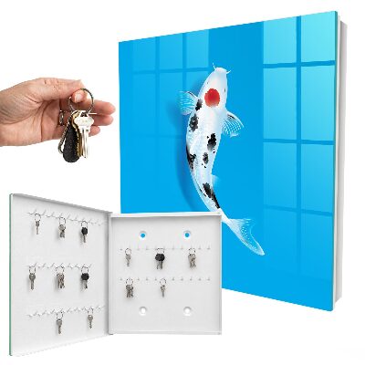 Armoire à clés murale Poissons koï