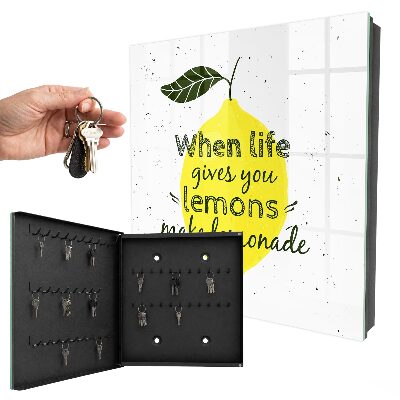 Boîte à clés decorative Motif citron