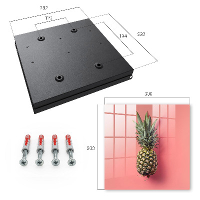 Boîte à clés decorative Ananas exotique