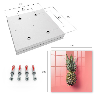 Boîte à clés decorative Ananas exotique