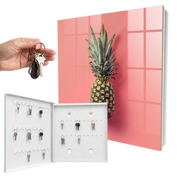 Boîte à clés decorative Ananas exotique