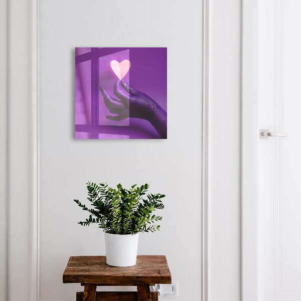 Armoire à clés murale Amour violet
