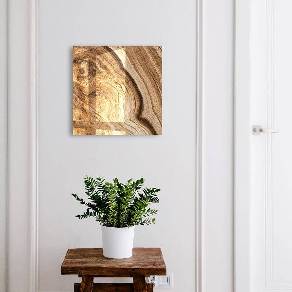 Boîte à clés decorative Vagues de bois