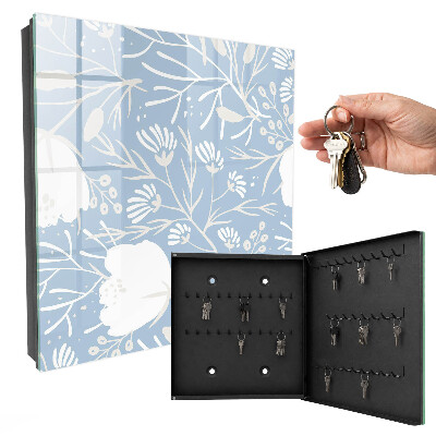 Armoire à clés murale Motifs végétaux