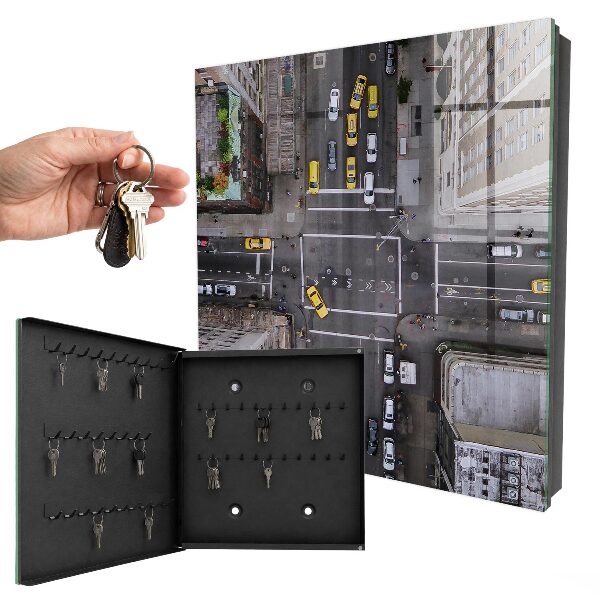 Armoire à clés murale Rues de la ville