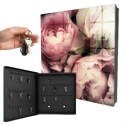 Armoire à clés murale Beauté rose