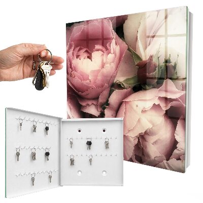Armoire à clés murale Beauté rose