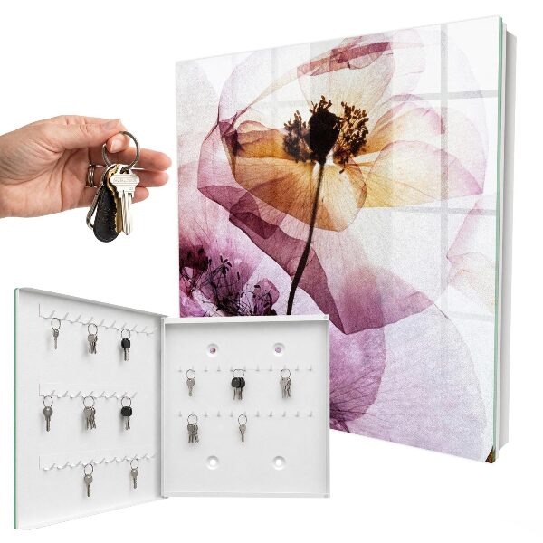 Boîte à clés decorative Élégance florale