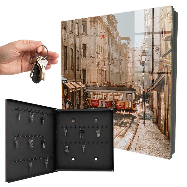 Armoire à clés murale Matinée en ville