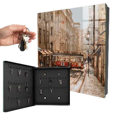 Armoire à clés murale Matinée en ville