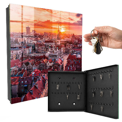 Armoire à clés murale Coucher de soleil