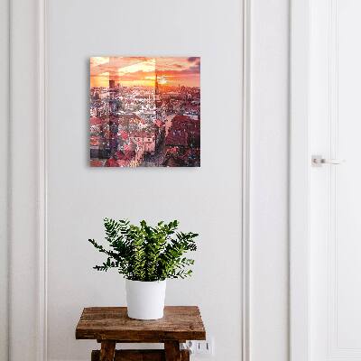 Armoire à clés murale Coucher de soleil
