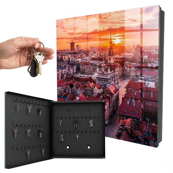 Armoire à clés murale Coucher de soleil
