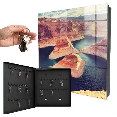 Armoire à clés murale Roches et eau