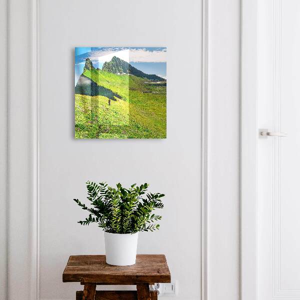 Boîte à clés decorative Montagnes Vertes
