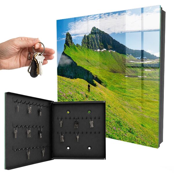 Boîte à clés decorative Montagnes Vertes