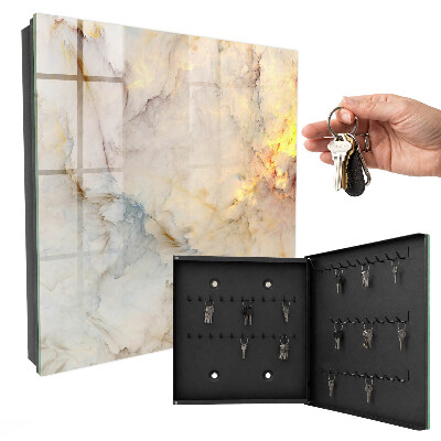 Armoire à clés murale Élégance du marbre