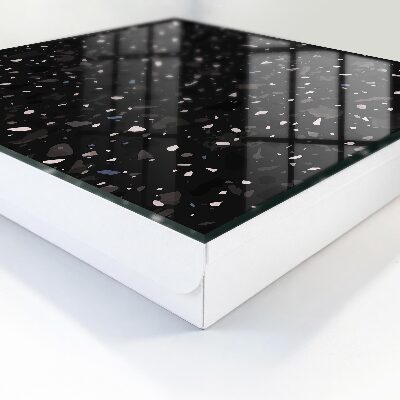 Boîte à clés decorative Terrazzo noir