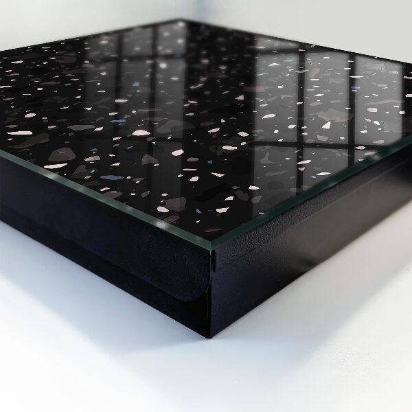 Boîte à clés decorative Terrazzo noir