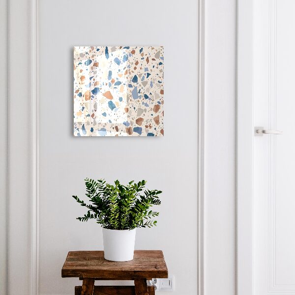 Armoire à clés murale Mosaïque de pierre
