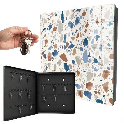 Armoire à clés murale Mosaïque de pierre