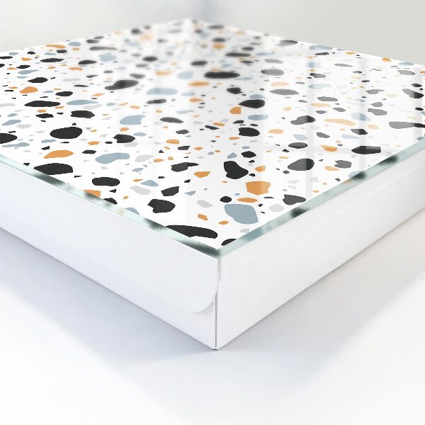 Armoire à clés murale Motif terrazzo