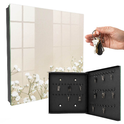 Armoire à clés murale La délicatesse des fleurs