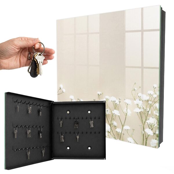 Armoire à clés murale La délicatesse des fleurs