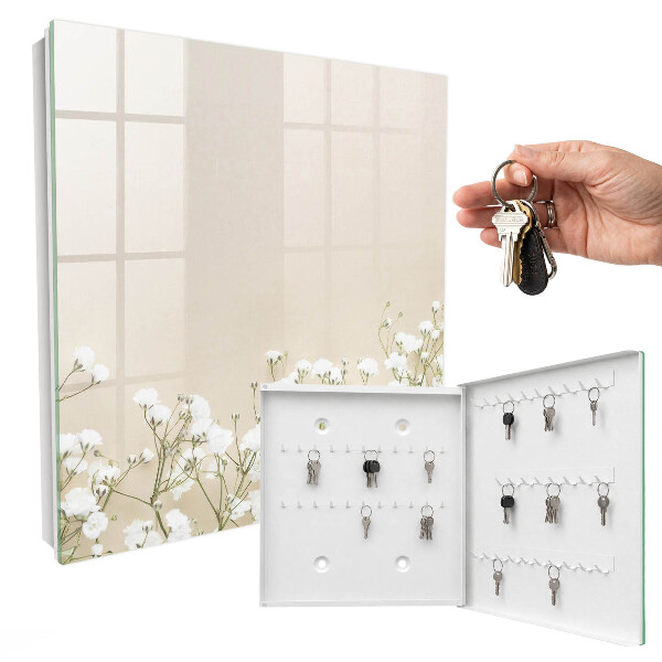 Armoire à clés murale La délicatesse des fleurs