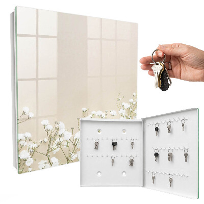 Armoire à clés murale La délicatesse des fleurs