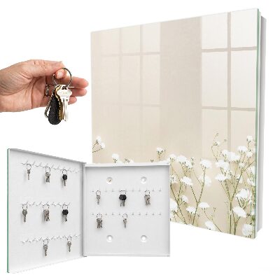 Armoire à clés murale La délicatesse des fleurs