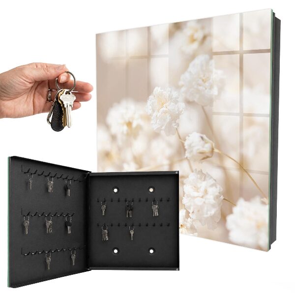 Armoire à clés murale Fleurs éclatantes
