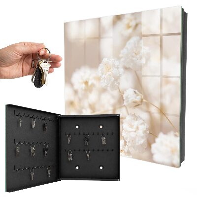 Armoire à clés murale Fleurs éclatantes