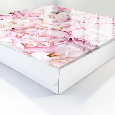 Armoire à clés murale Fleurs pastel