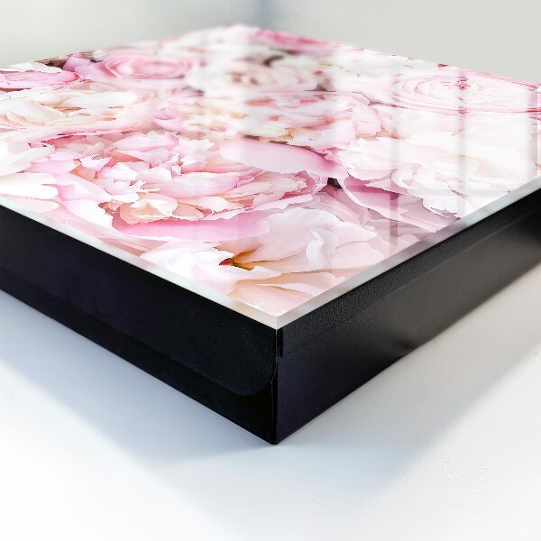 Armoire à clés murale Fleurs pastel