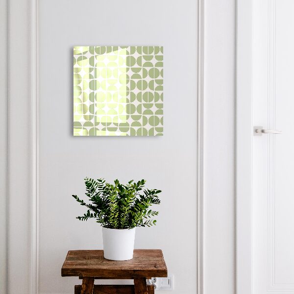 Boîte à clés decorative Géométrie verte