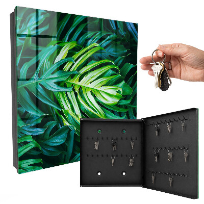 Armoire à clés murale Feuilles vertes